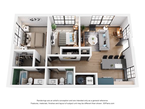 A series of images showing different interior designs of a house.